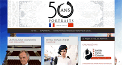 Desktop Screenshot of 50ans-50portraits.com