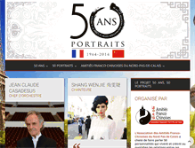 Tablet Screenshot of 50ans-50portraits.com